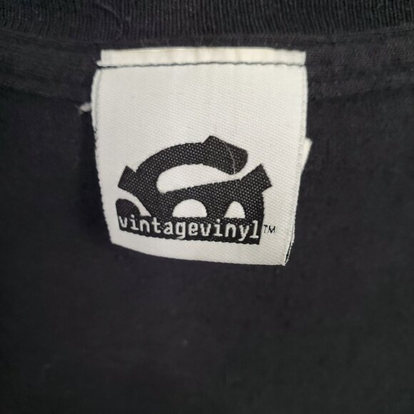 Kiss Army Size L T-Shirt Vintage Vinyl 2005 100% Cotton Black Camo Spellout Y2K - Picture 4 of 6